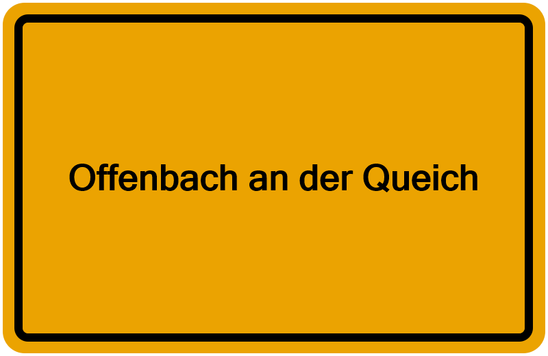 Handelsregisterauszug Offenbach an der Queich